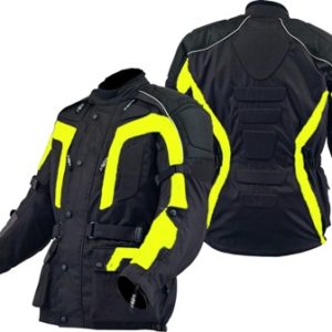 Winddichte waterdichte Hiviz allseason motorjas