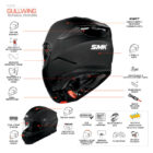Gullwing systeemhelm technische informatie