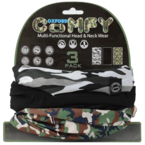 3 Camo motorcolletjes